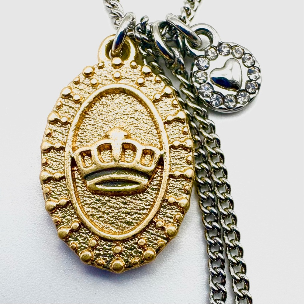 New Cabi Reign Gold and Silver Tone Charm Necklace - Picture 4 of 6